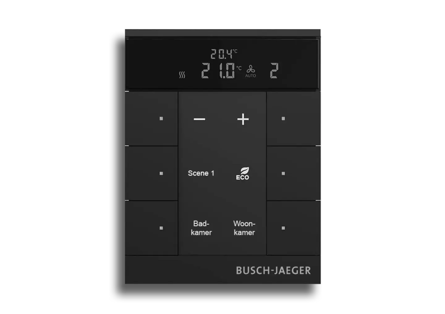 Busch Jaeger - 6-voudig met display en vochtigheidssensor 
