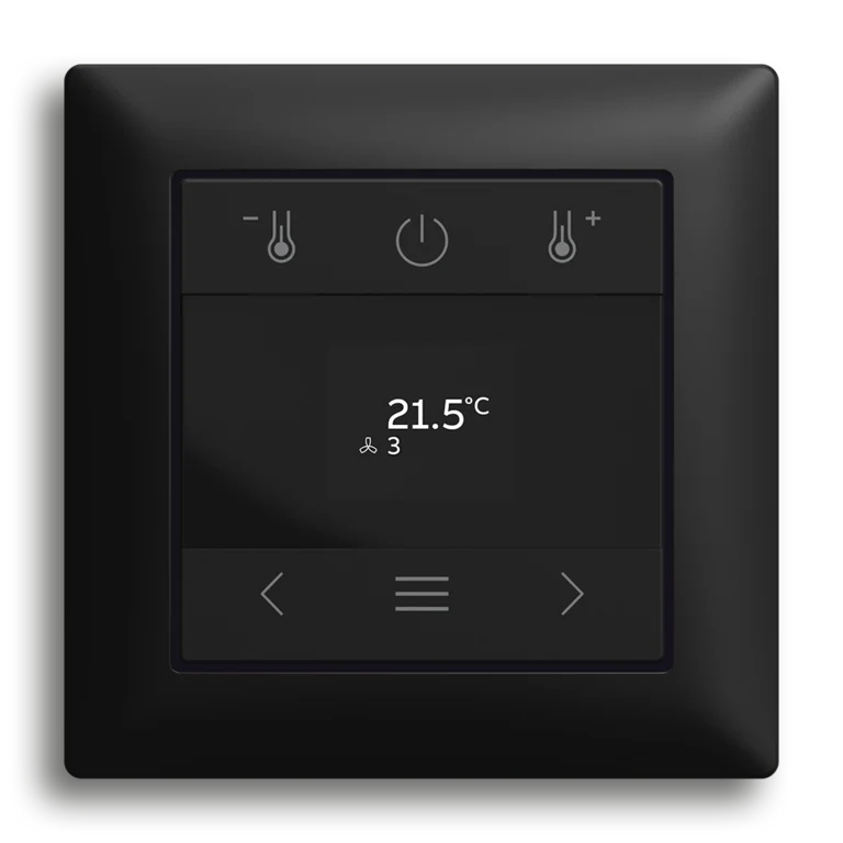 Ruimtetemperatuurregelaar met display, draadloos
