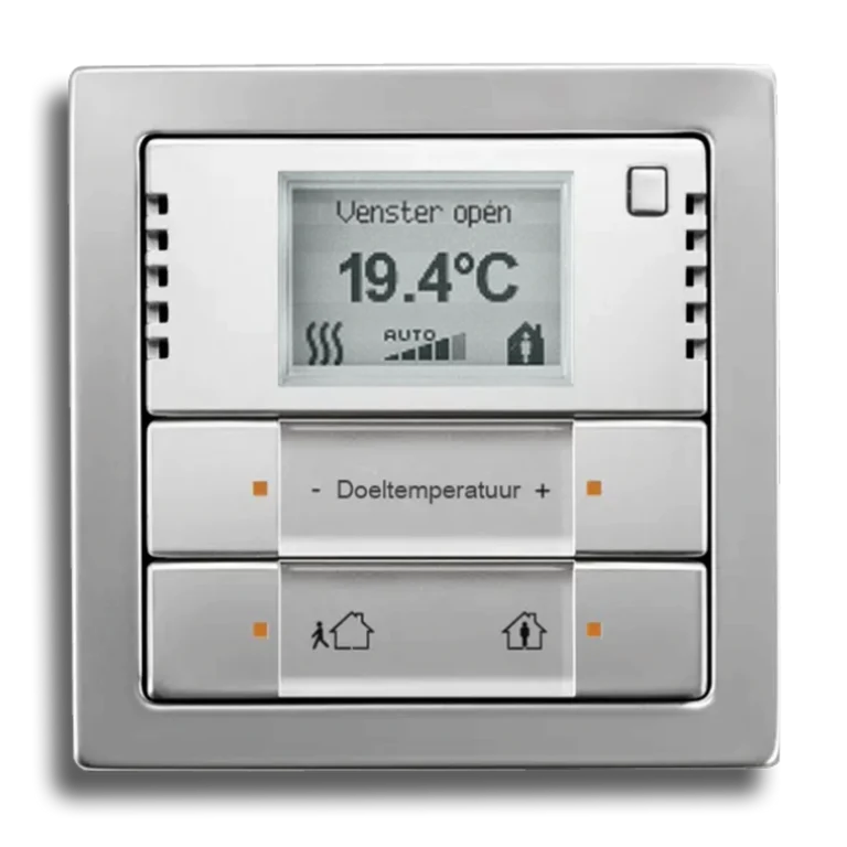 Ruimtetemperatuurregelaar met aanraaksensor (KNX)