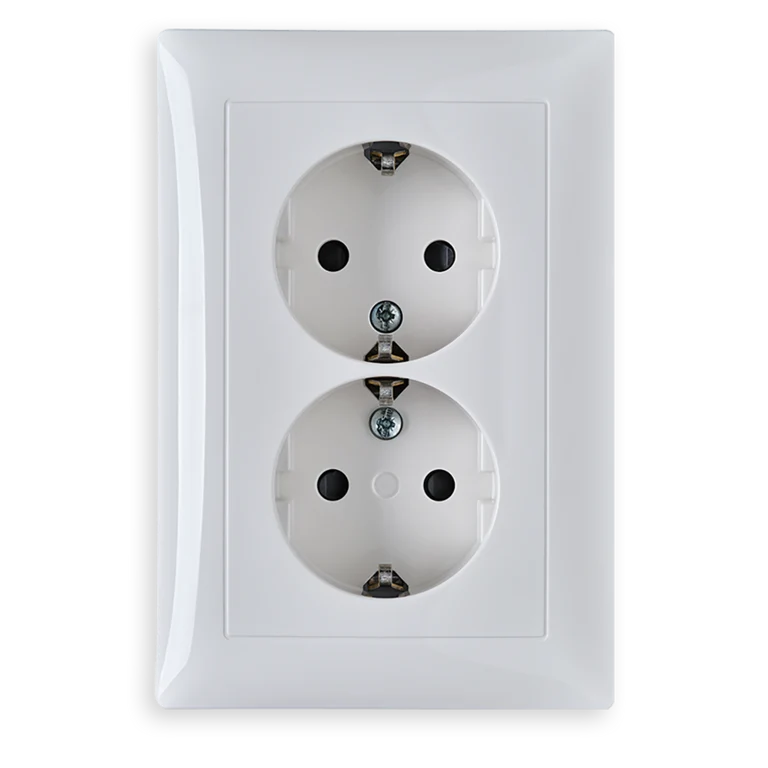 Dubbele wandcontactdoos