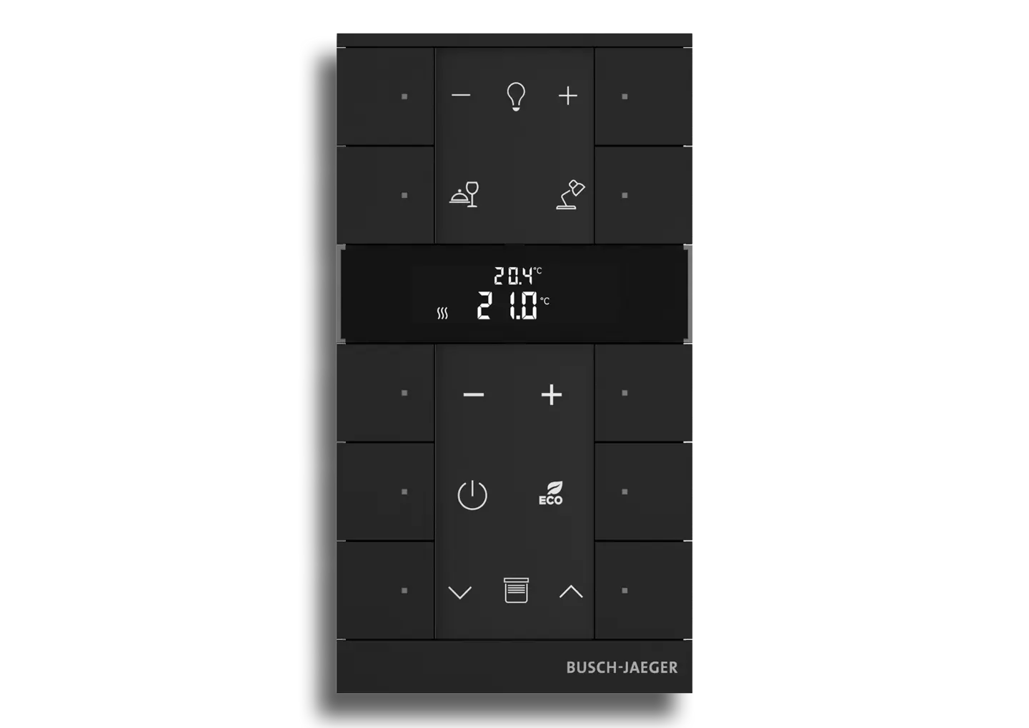 Busch Jaeger - 10-voudig met display en vochtigheidssensor
