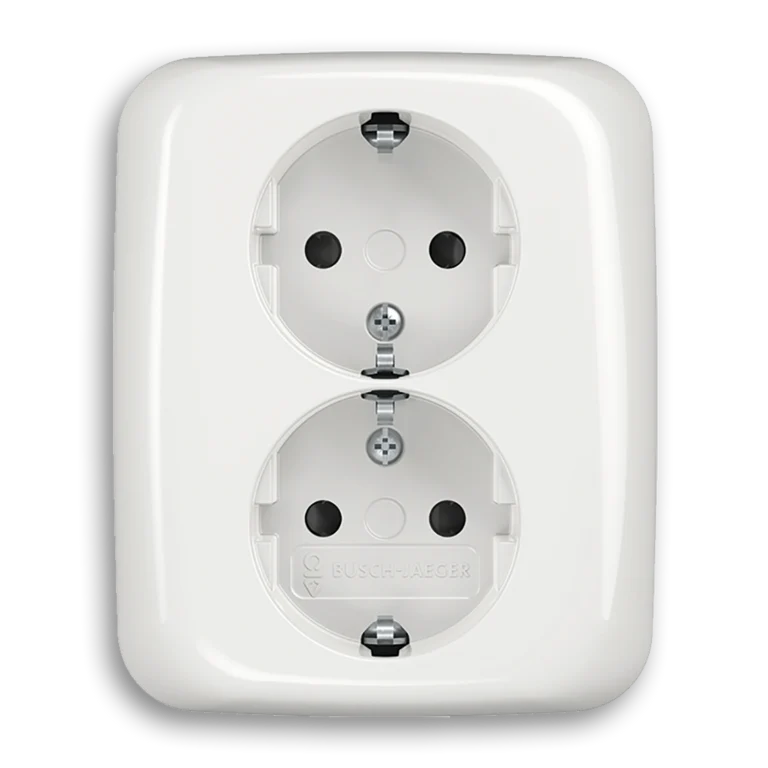 Dubbele wandcontactdoos