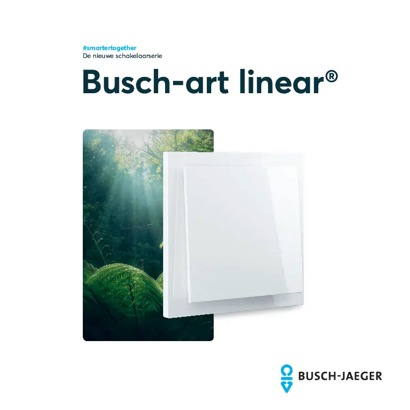 -Brochure - Busch-art linear®